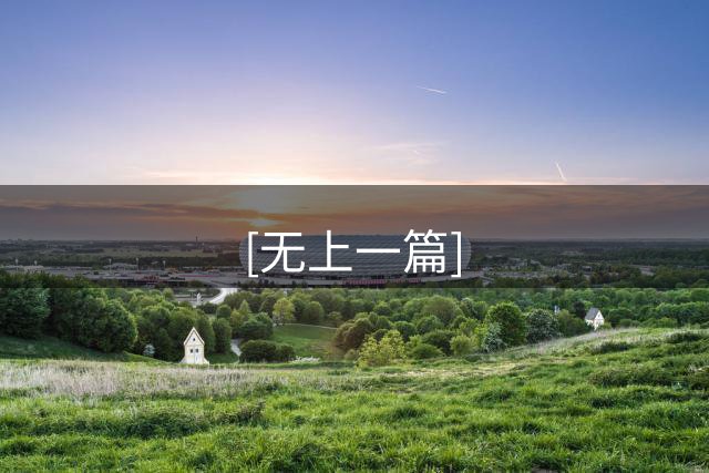 [无上一篇]